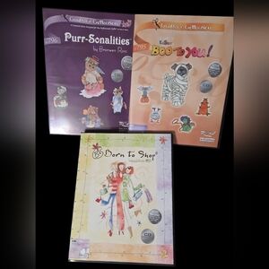 Lot of 3 OESD #804 #796 #795 Embroidery Designs Multi-format CD EUC